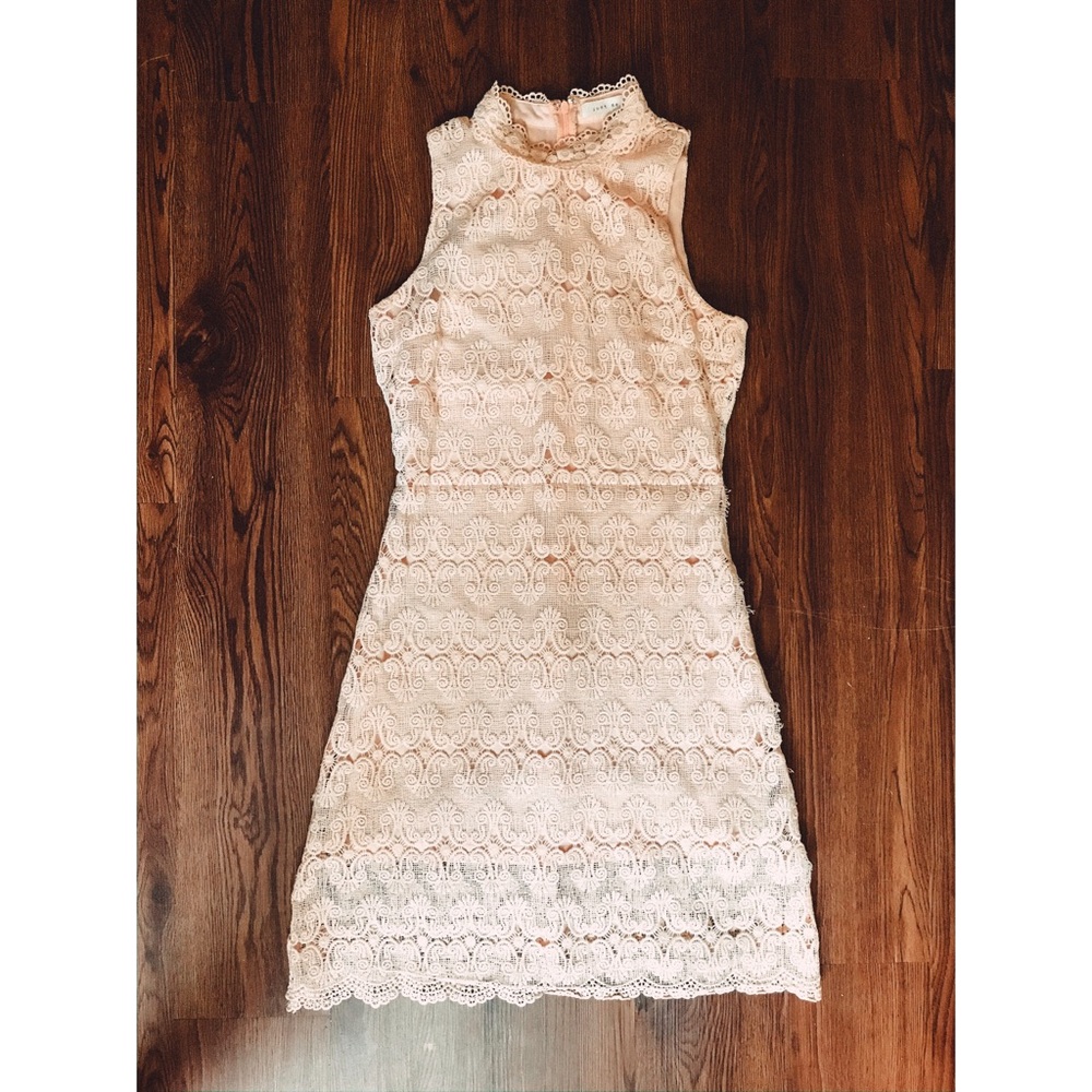 Pink Lace Dress